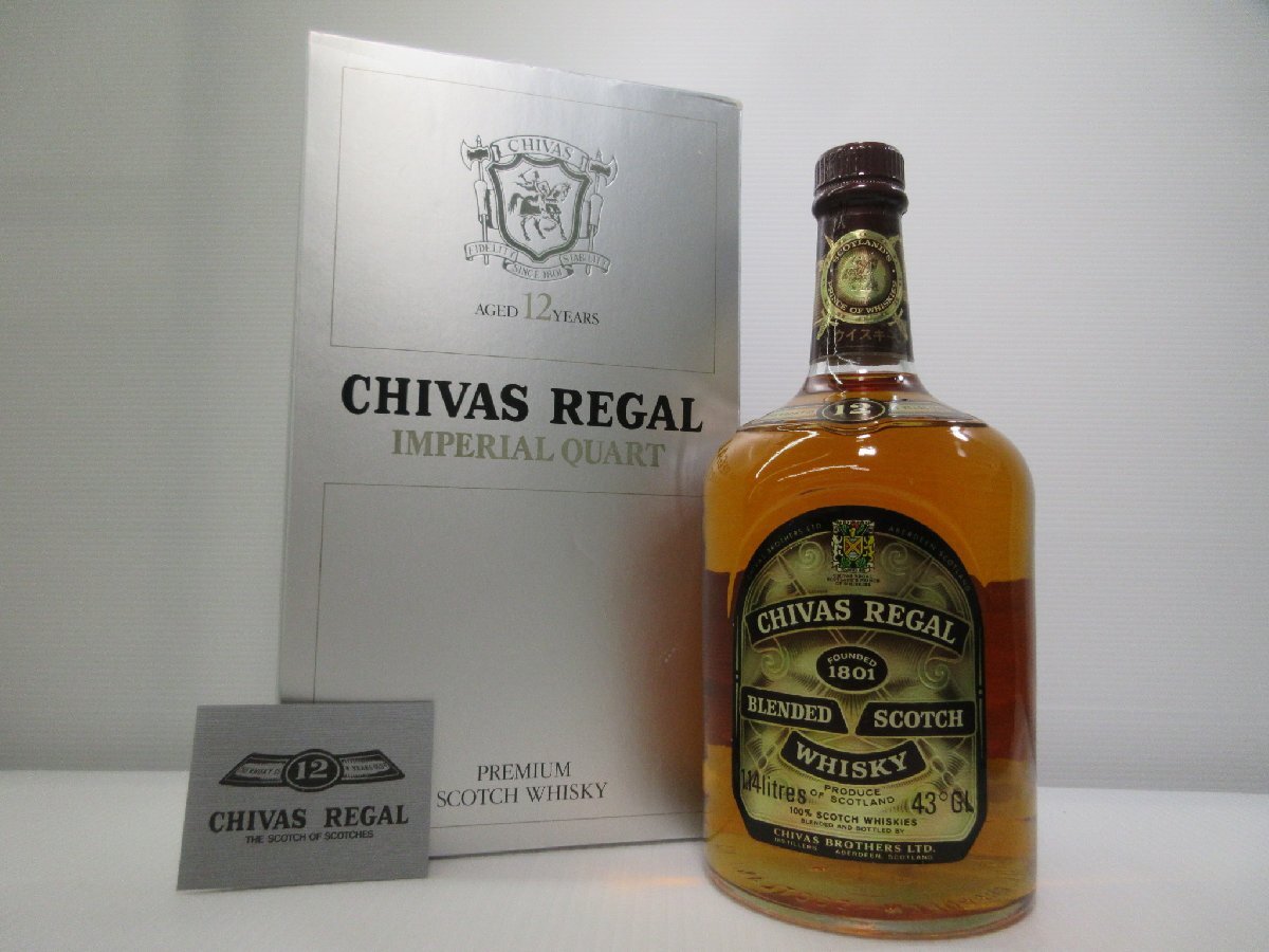  Chivas Reagal 12 year CHIVAS REGAL 1140ml 43% Scotch whisky not yet . plug old sake box attaching /B38957