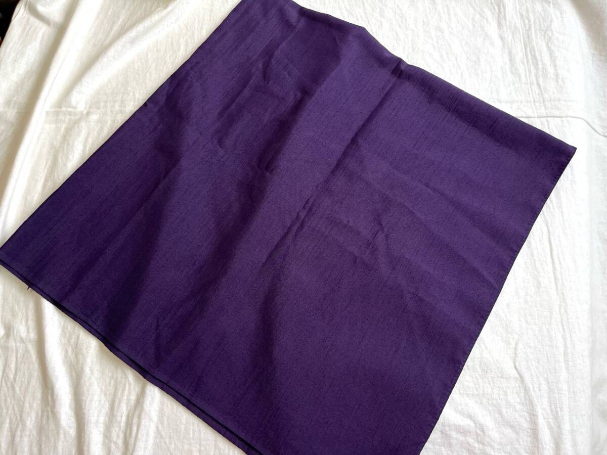 0005* furoshiki * purple * plain * special selection pongee *90cm×90cm* parcel * cloth * Japanese style * kimono * kimono small articles * Japanese clothes * retro * antique * profit *