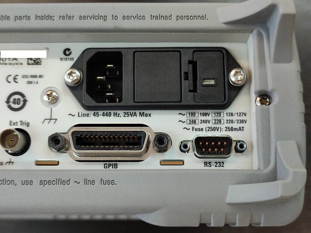 Agilent 34401A 6桁半マルチメータ 発送時に再 Agilent 34401A 6桁半マルチメータ 発送時に再