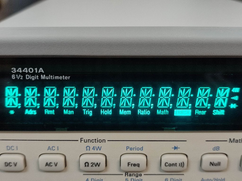 Ａｇｉｌｅｎｔ　３４４０１Ａ　６桁半マルチメータ　発送時に再校正・最適調整済・付属品・校正書類付　丸みのある新しいタイプ　送料無料