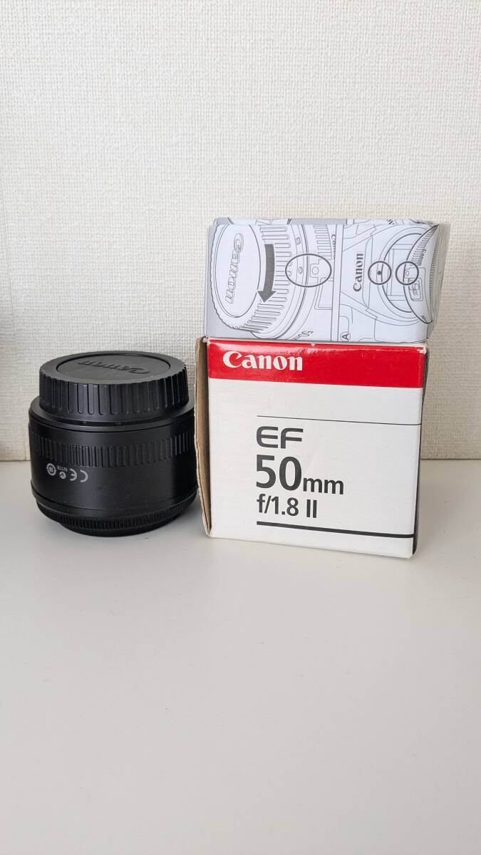 箱付き キヤノン Canon レンズ EF50mm f/1.8 II(キヤノン)｜売買された 