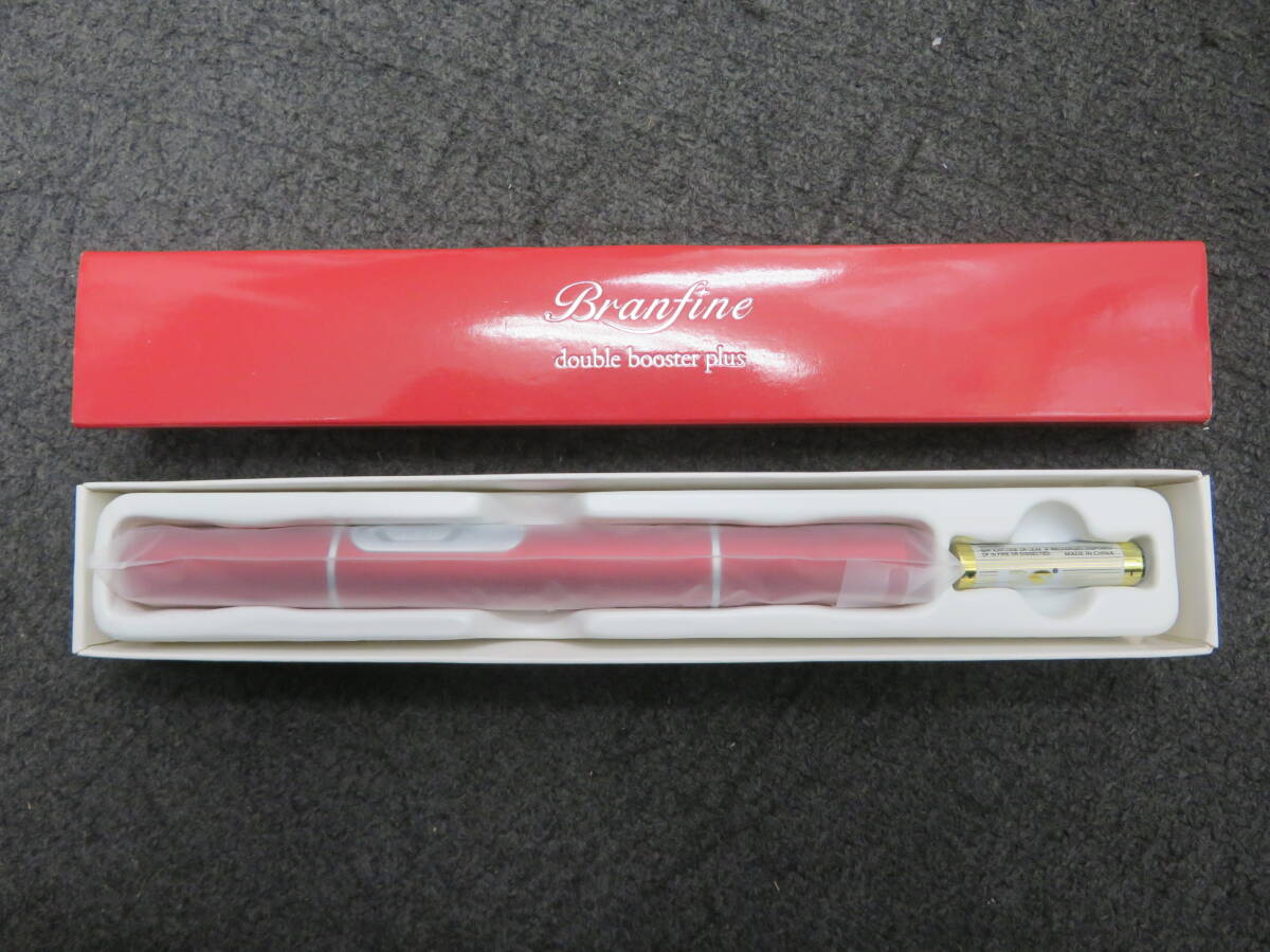 ♪♪79955♪未使用 Branfine double booster plus ブランフィーネダブルブースタープラス EMS美顔器 フェイスケア♪♪