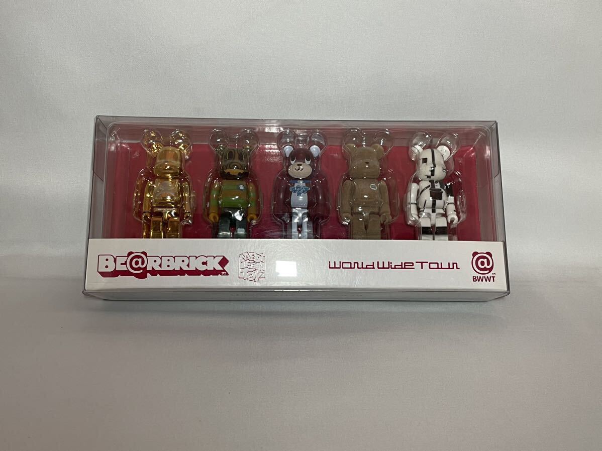 ベアブリック WORLD WIDE TOUR BE@RBRICK 5 PC SET (D) WWT ワールドワイドツアー5体セット 