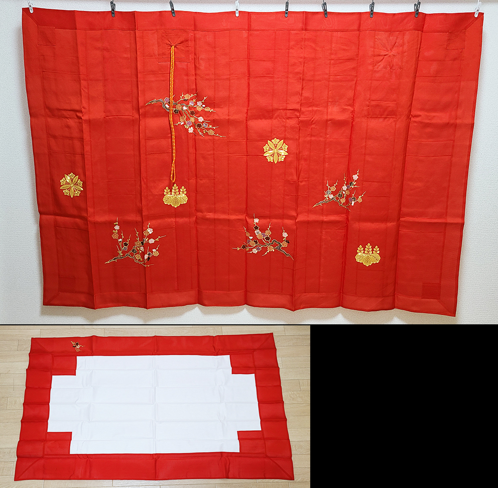 (19) 美品 曹洞宗 七条袈裟 座具付 僧侶仏教仏具法衣袈裟装束制服恩衣本衣七條袈裟