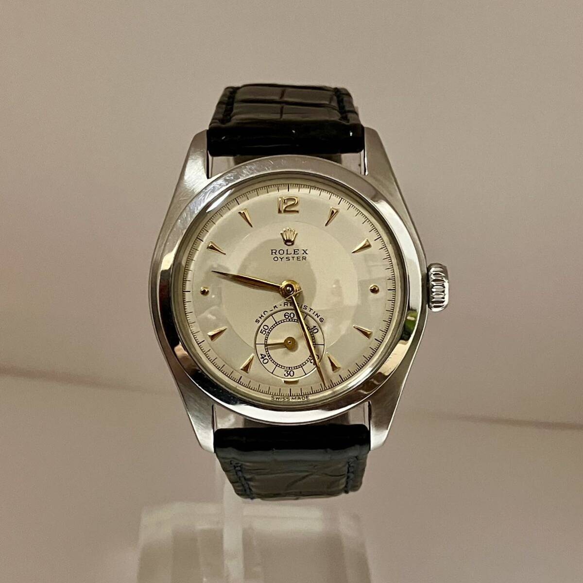 OH済】 ROLEX OYSTER 手巻きスモセコRef.6082 【1円スタート OH済】 ROLEX OYSTER 手巻きスモセコRef.6082 【1円スタート