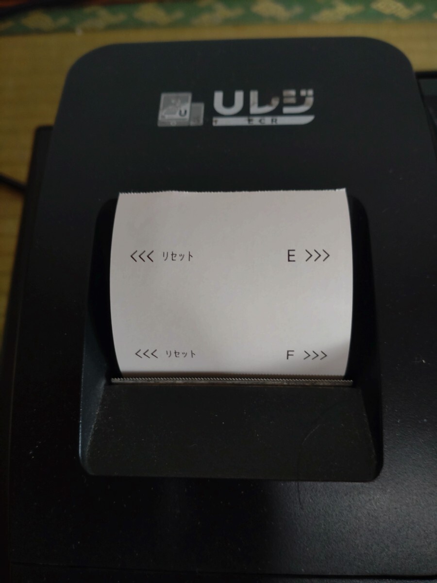 美品 鍵・説明書付属 USEN レジスターU-ECR001 通電 印字確認 美品 鍵・説明書付属 USEN レジスターU-ECR001 通電 印字確認