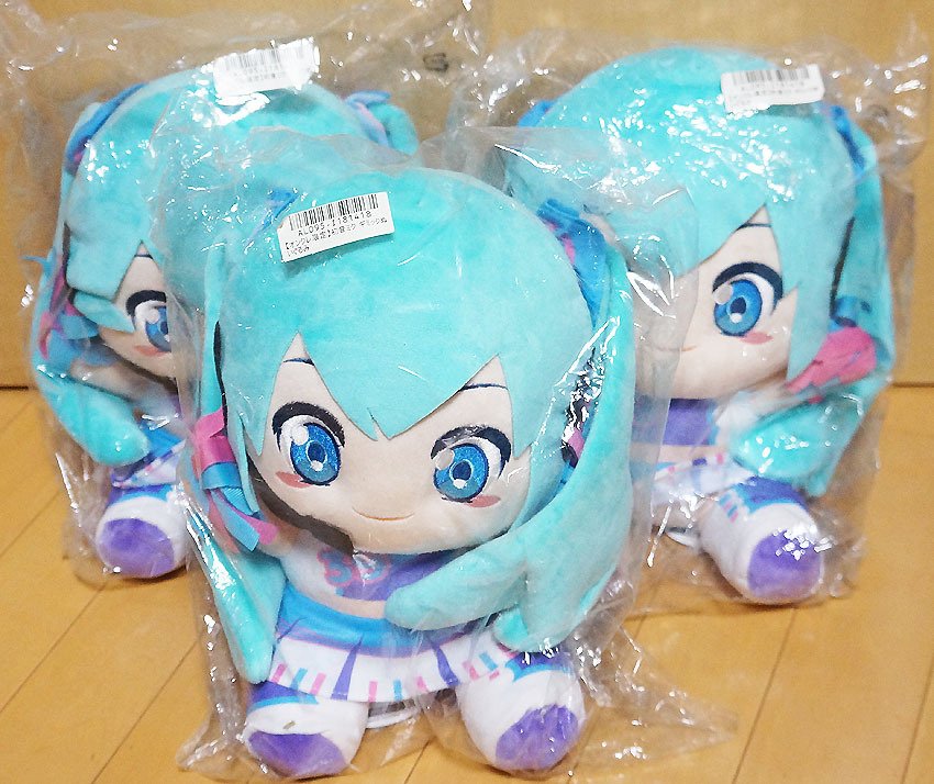★初音ミク オンクレ限定 ギミックぬいぐるみ 3個セット