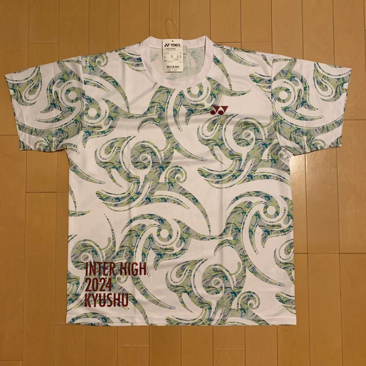 【新品送料無料】Lサイズ☆2024ヨネックスインターハイTシャツソフトテニス白 【新品送料無料】Lサイズ☆2024ヨネックスインターハイTシャツソフトテニス白