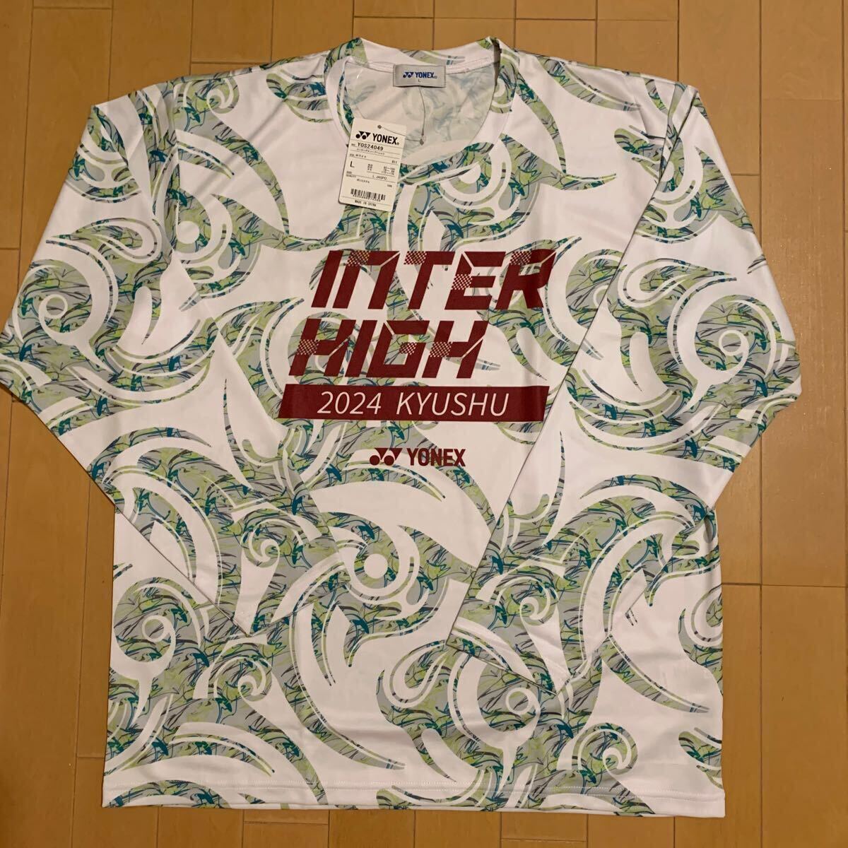 Lサイズ 2024ヨネックスインターハイロングTシャツソフトテニス Lサイズ 2024ヨネックスインターハイロングTシャツソフトテニス