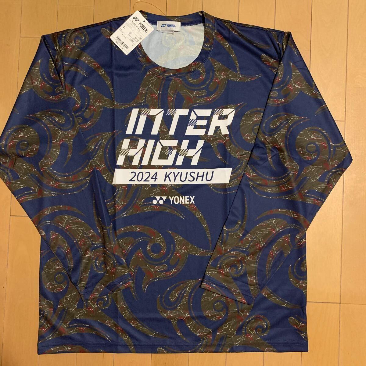 Lサイズ 2024ヨネックスインターハイロングTシャツソフトテニス Lサイズ 2024ヨネックスインターハイロングTシャツソフトテニス