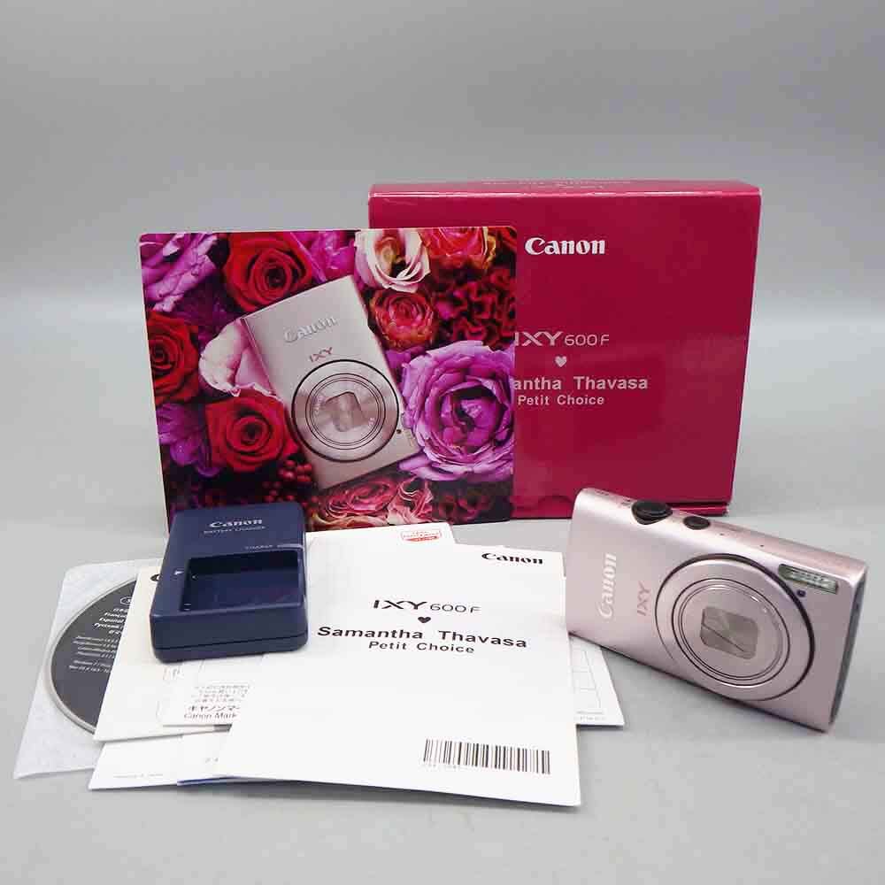 1円〜 Canon キヤノン IXY 600F PINK サマンサタバサ コラボ ※通電のみ確認済 現状品 カメラ 21-2908803【O商品】