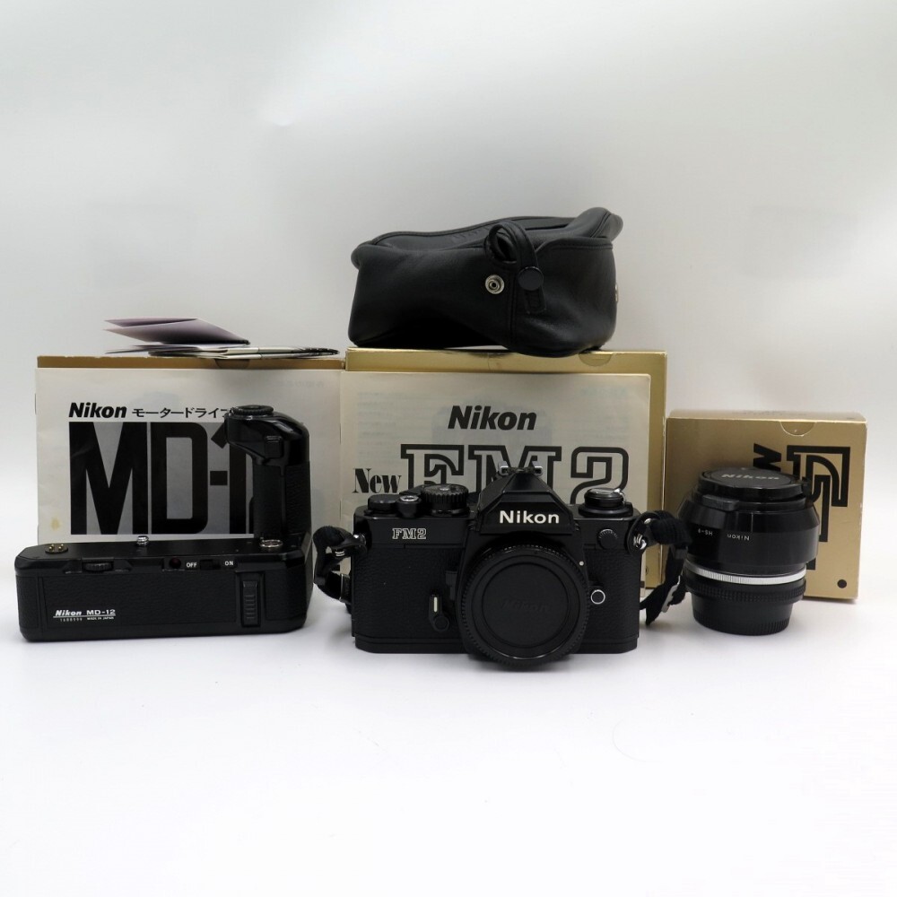 1円〜 Nikon ニコン FM2 一眼レフフィルムカメラ NIKKOR 24mm f/2.8 レンズ他 箱付き 動作未確認 現状品 y43-2947938【Y商品】