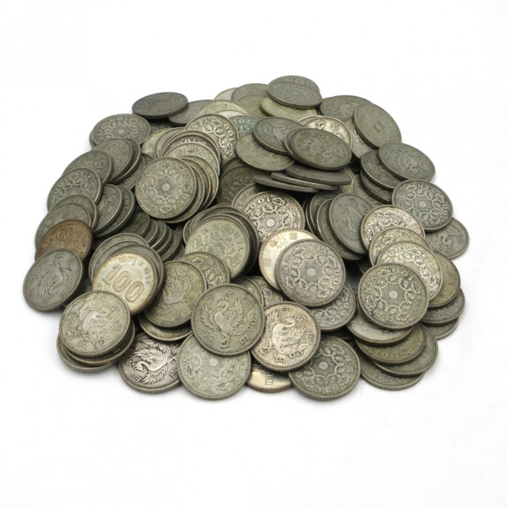 鳳凰・東京オリンピック 100円銀貨 おまとめ 総重量:約883g 硬貨 古銭 昭和 y191-2932911【Y商品】