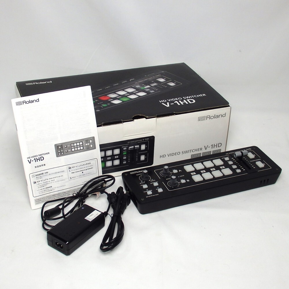 1円〜 Roland ローランド HD VIDEO SWITCHER V-1HD ビデオスイッチャー 箱付 通電のみ確認済 動作未確認 y172-2985140【Y商品】