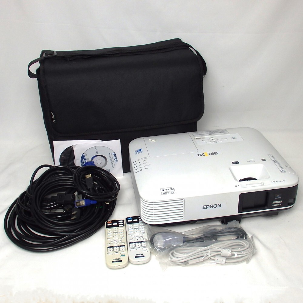 1円〜 EPSON エプソン LCD PROJECTOR プロジェクター EB-1975W ケース付 通電のみ確認済 y172-2938511【Y商品】