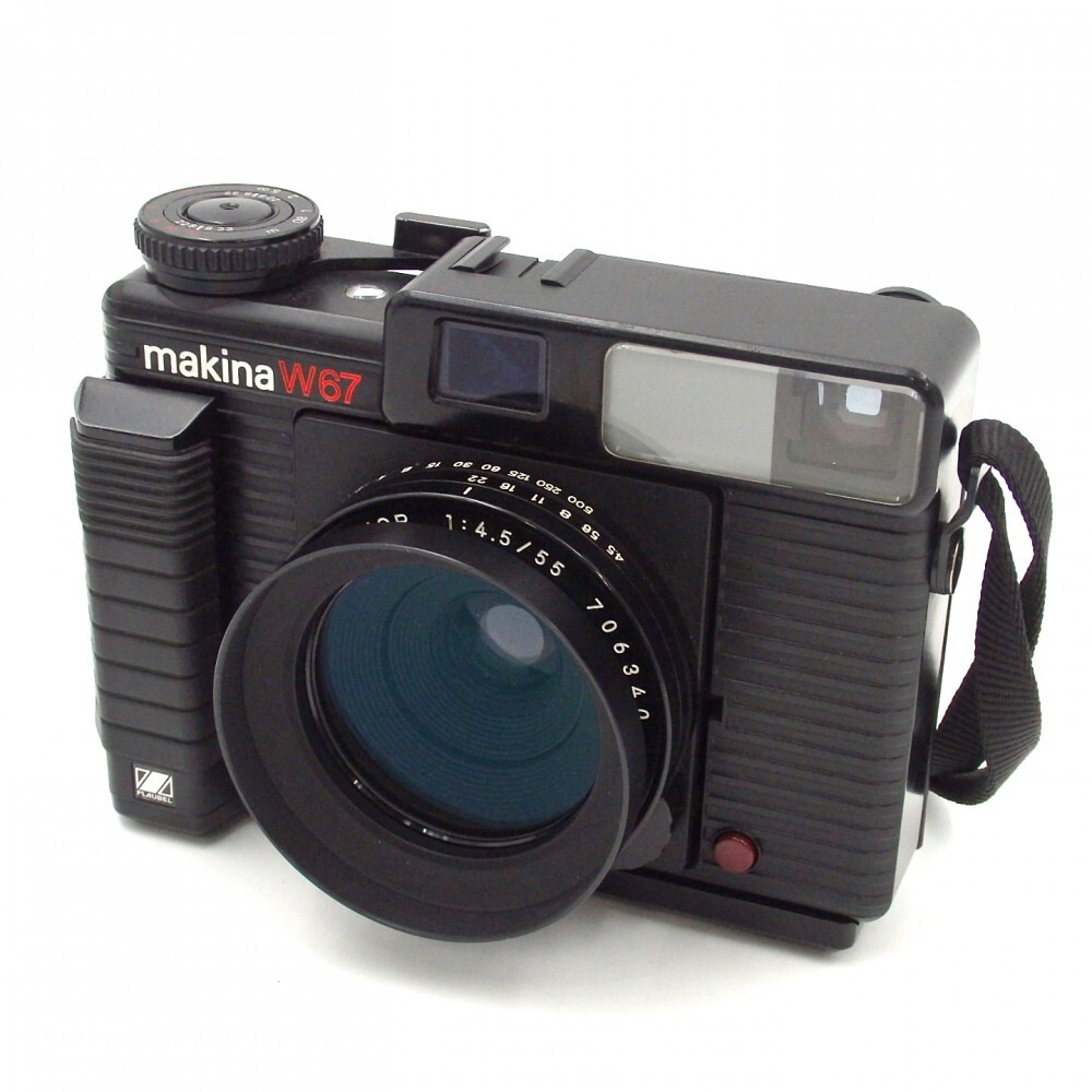 1円〜 PLAUBEL プラウベル makina W67 中判フィルムカメラ WIDE NIKKOR 1:4.5/55 動作未確認 y182-2989358【Y商品】