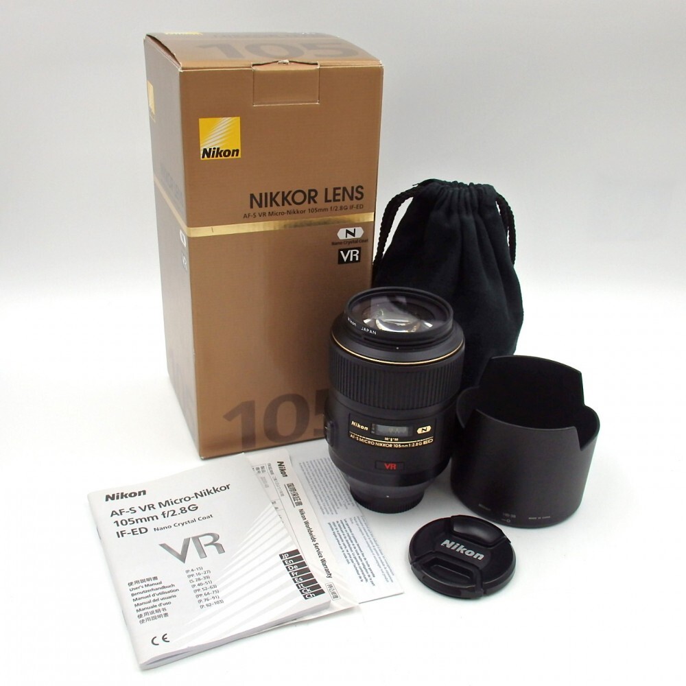 1円〜 Nikon ニコン AF-S MICRO NIKKOR 105mm 1:2.8G IF-ED 単焦点マイクロレンズ 動作未確認 y220-2951488【Y商品】