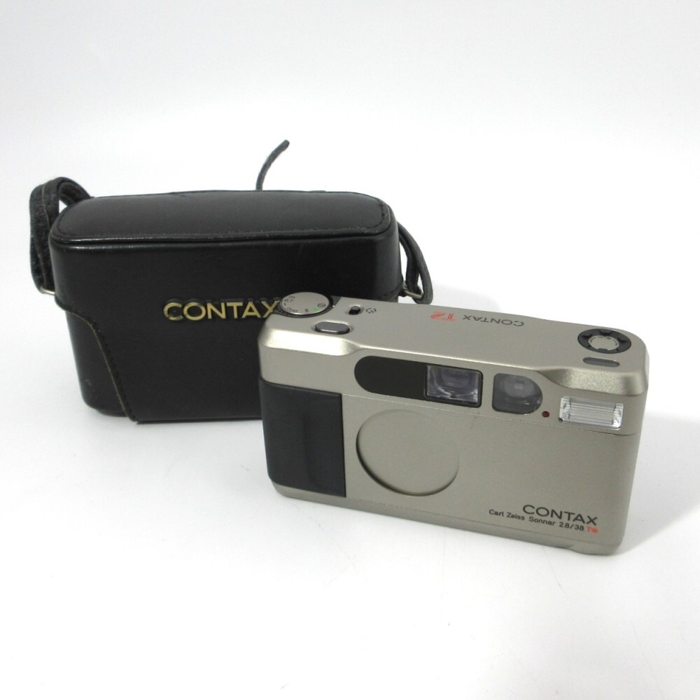 1円〜 Contax コンタックス T2 フィルムカメラ ケース付 通電のみ確認済 動作不良あり 現状品 y343-2938619【Y商品】