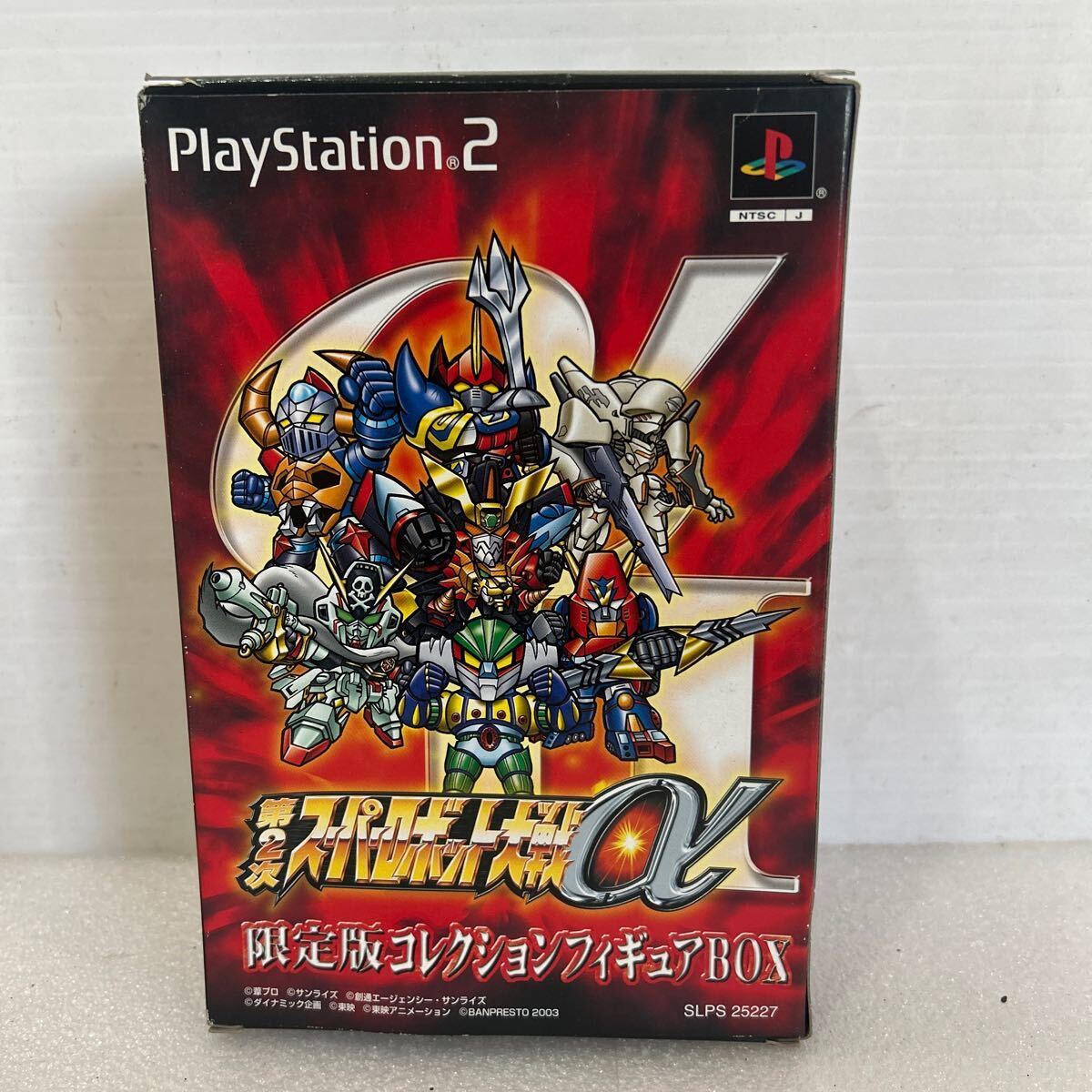 KD0161 ★PS2ソフト 第2次スーパーロボット大戦α 限定版コレクションフィギュアBOX【第2次スーパーロボット大戦α PS2ソフト】 0819