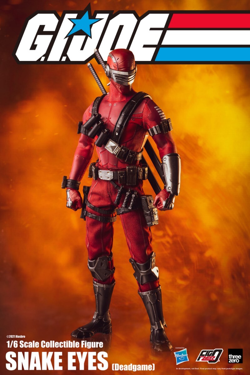 Threezero スリーゼロ　G.I.ジョー 1/6 スネークアイズ デッドゲーム RED.ver アクションフィギュア