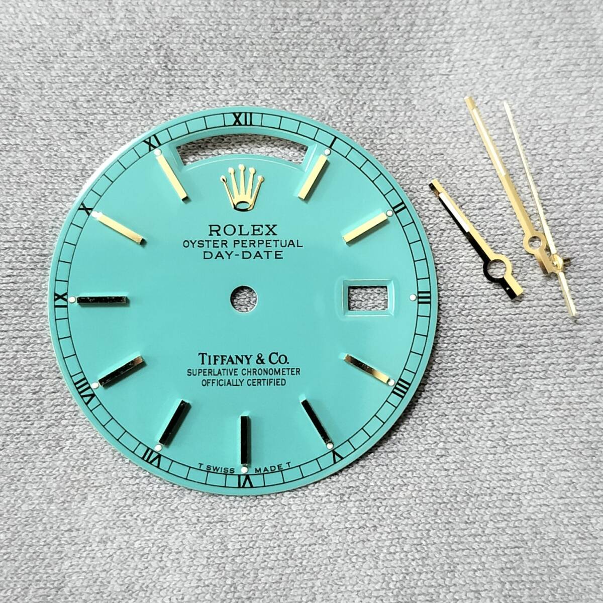 水色 bountyhunter サメルくん ロレックス デイデイト 36 ウォッチ：18 ct イエローゴールド