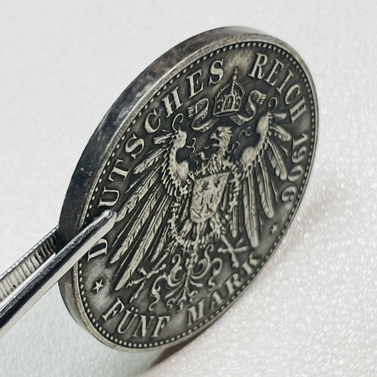 ドイツ 硬貨 古銭 バーデン大公国 1906年 フリードリヒ1世 記念