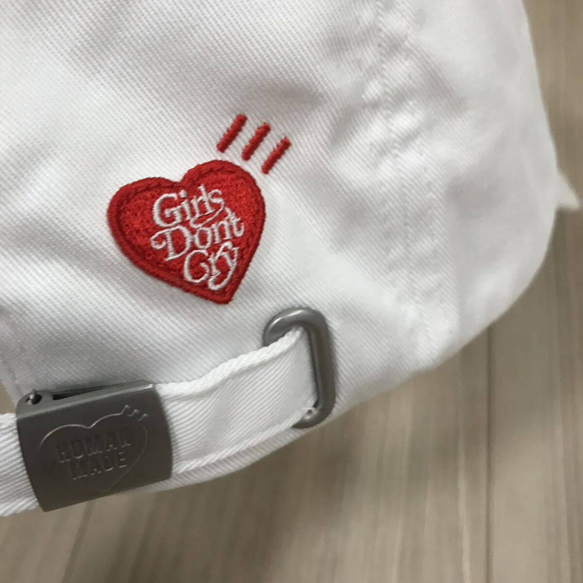 HUMAN MADE Girls Dont Cry girl's don't cry cap white hat HUMAN MADE Girls Dont Cry girl's don't cry cap white hat