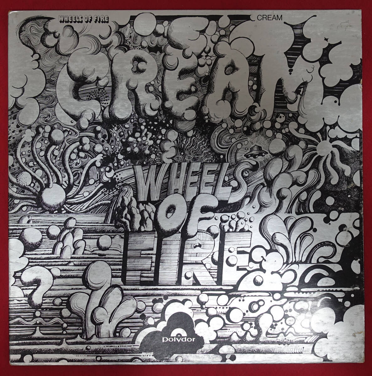 UK Original 初回 Polydor Wheel of Fire Live&Studio / CREAM MAT: A2/B1/A1/B2