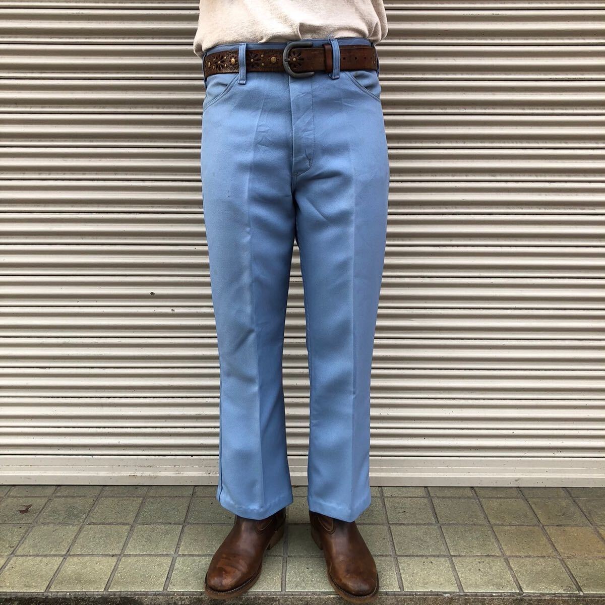 USA製 70s wrangler ランチャー ドレス パンツ ヴィンテージ 80s USA製 70s wrangler ランチャー ドレス パンツ ヴィンテージ 80s