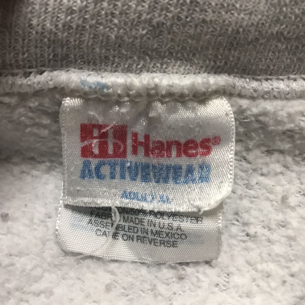 90s Hanes スウェット ヘインズ ヴィンテージ トレーナー グレー 90s Hanes スウェット ヘインズ ヴィンテージ トレーナー グレー