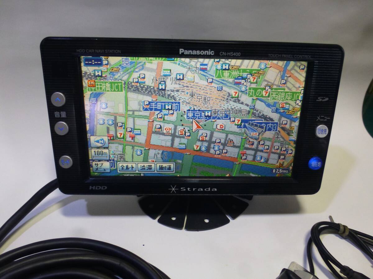 ★　 Panasonic　ハードディスクカーナビ　ストラーダＨＳ－４００　外付け地デジチューナ付き