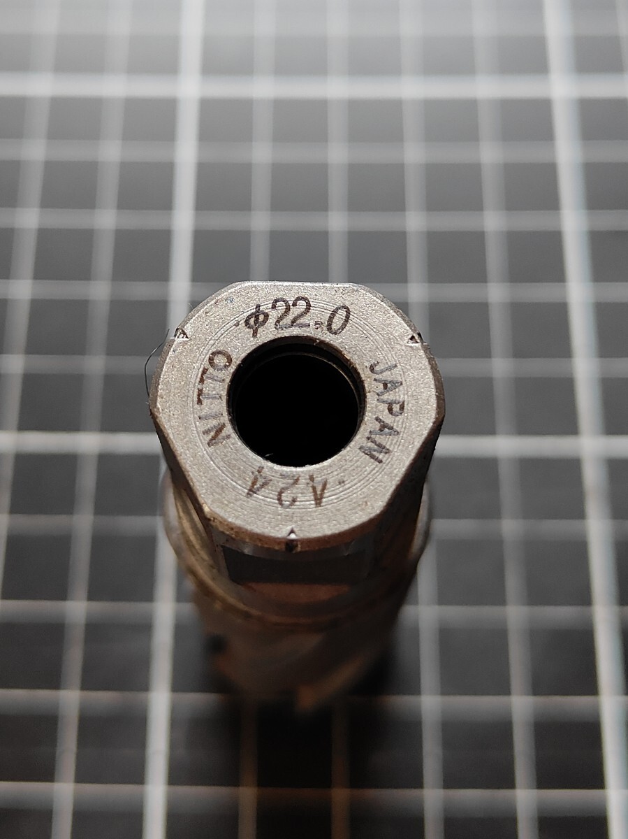 日東工器】ジェットブローチワンタッチタイプ 22×35L 中古品 日東工器】ジェットブローチワンタッチタイプ 22×35L 中古品