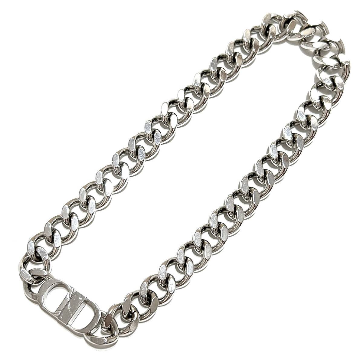 正規品 Christian Dior CD ICON chain link necklace 本物
