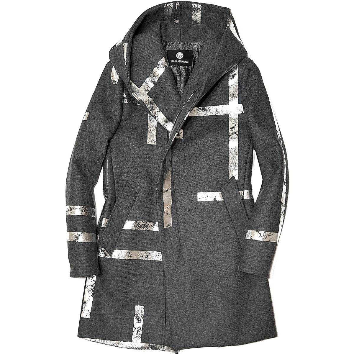 定価27万 1piu1uguale3×誉田屋源兵衛 PESCA LAMB MELTON WRAP 定価27万 1piu1uguale3×誉田屋源兵衛 PESCA LAMB MELTON WRAP