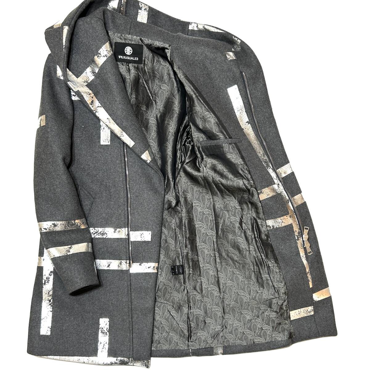 定価27万 1piu1uguale3×誉田屋源兵衛 PESCA LAMB MELTON WRAP 定価27万 1piu1uguale3×誉田屋源兵衛 PESCA LAMB MELTON WRAP