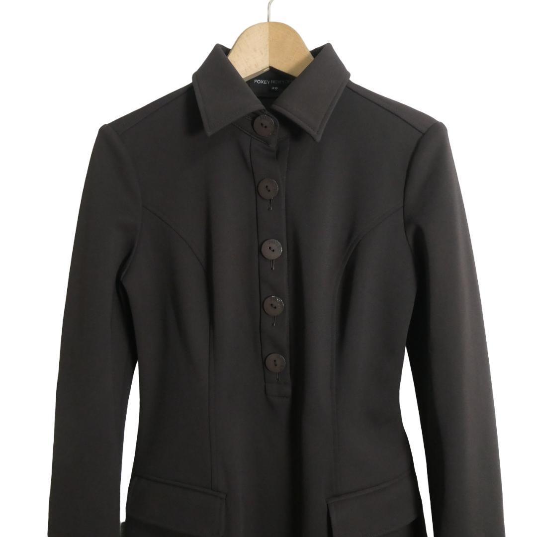 FOXEY NEW YORK フォクシー黒 ワンピーススーツ セットアップ FOXEY NEW YORK フォクシー黒 ワンピーススーツ セットアップ
