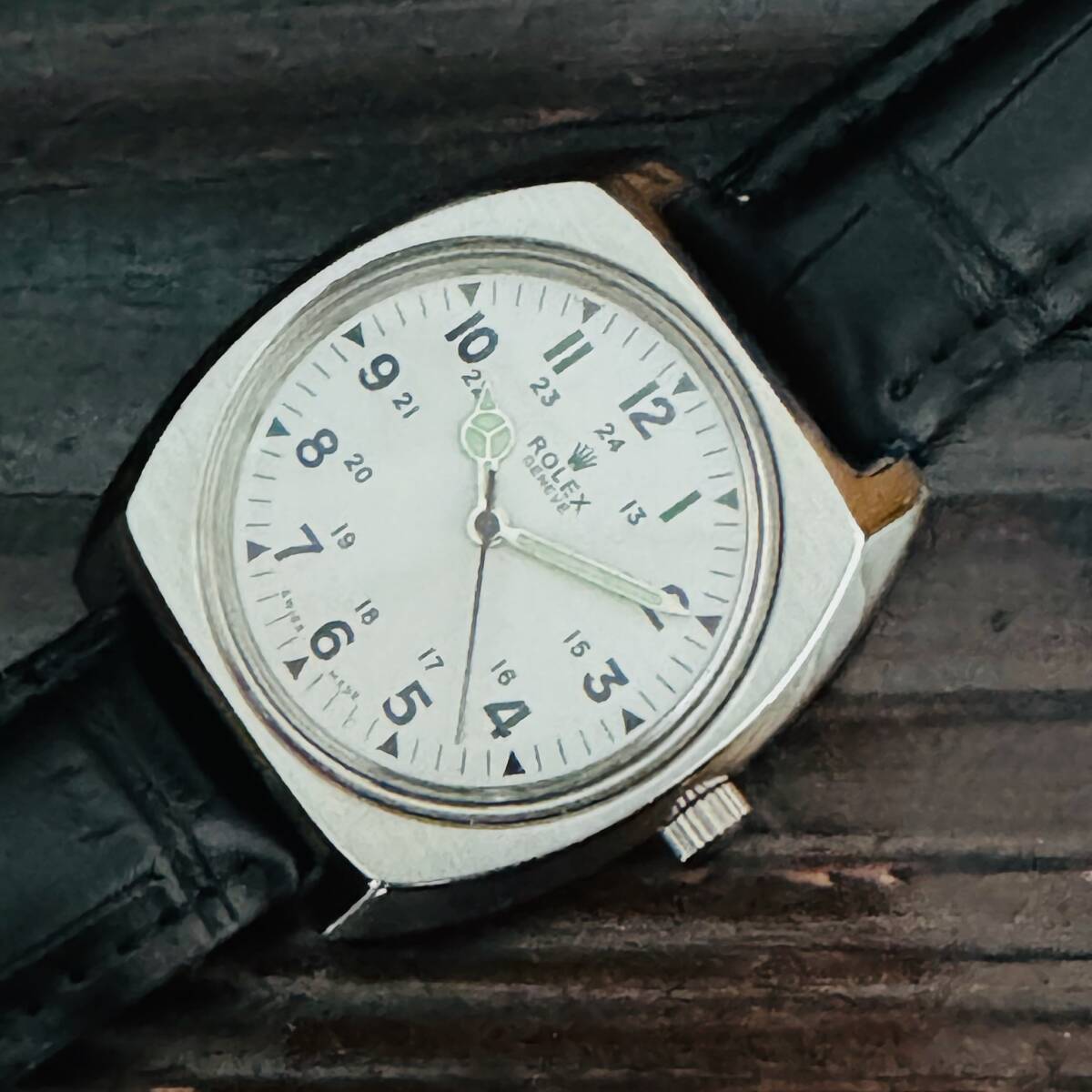 動作良好 ロレックス ROLEX ミリタリー ヴィンテージ腕時計 白 動作良好 ロレックス ROLEX ミリタリー ヴィンテージ腕時計 白