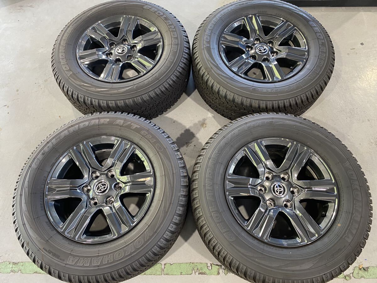 ハイラックス　Zグレード　純正ホイール　新車外し　265/65R17 ヨコハマ　ジオランダー　139.7 6H 6穴　純正