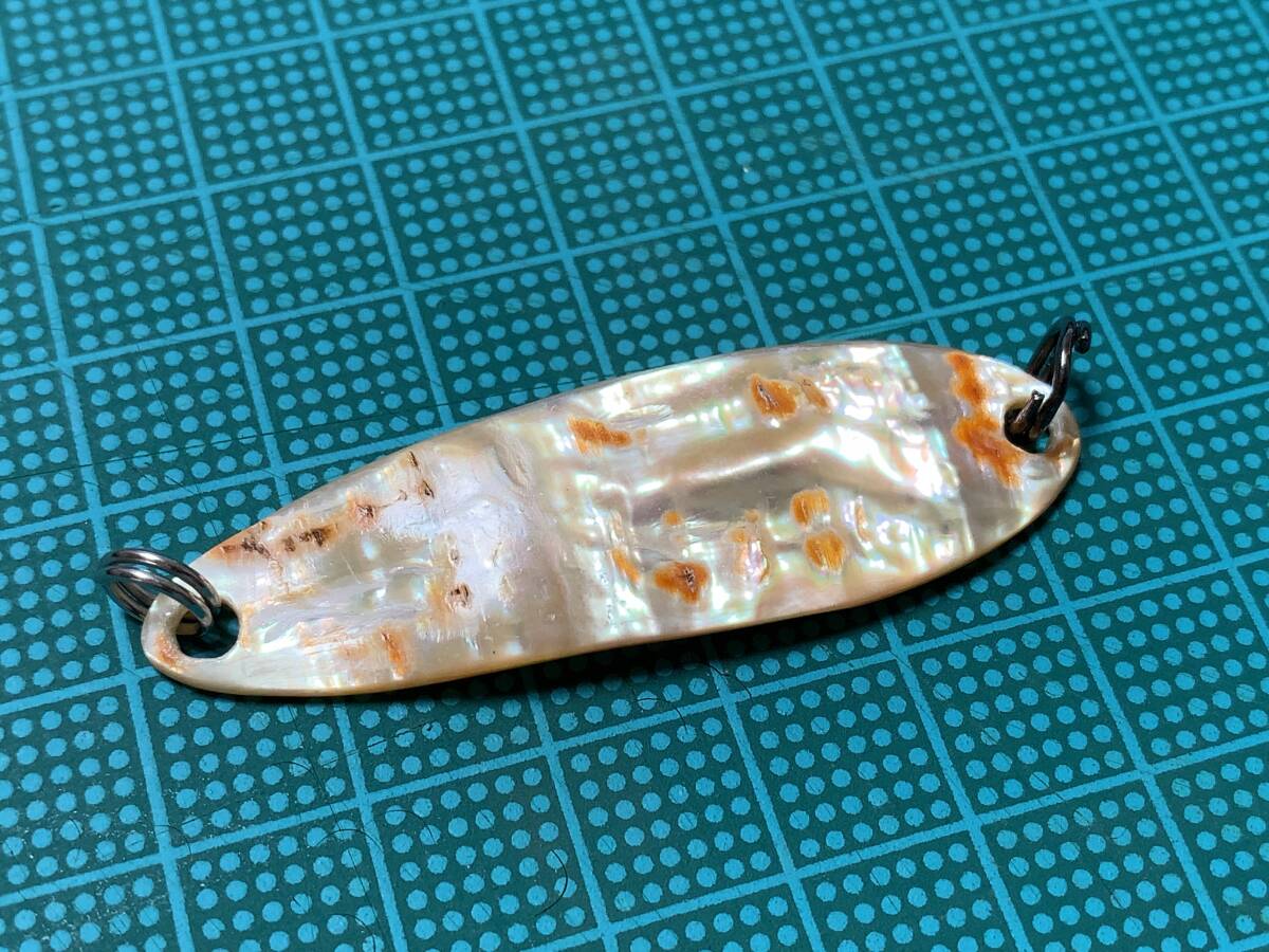 ☆① ハンドメイド シェルスプーン レイクトローリング ルアー ☆① ハンドメイド シェルスプーン レイクトローリング ルアー