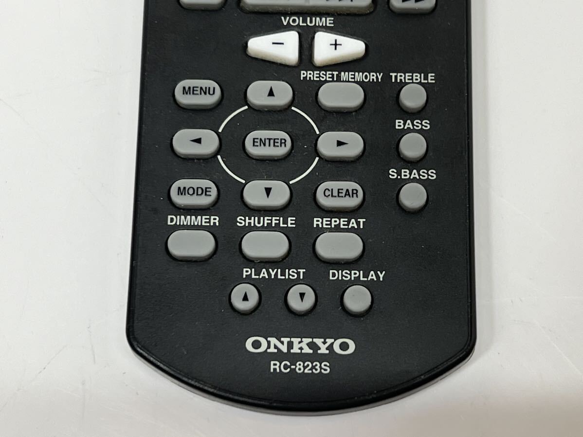 ONKYO オンキョー リモコン オーディオリモコン RC-823S 赤外線 ONKYO オンキョー リモコン オーディオリモコン RC-823S 赤外線