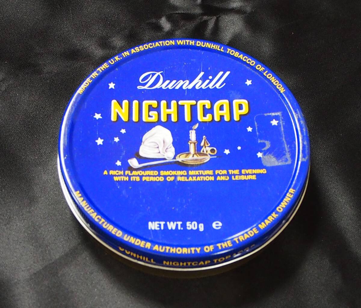 ★パイプ☆dunhill・ダンヒル★空き缶☆ＮＩＧＨＴ ＣＡＰ★
