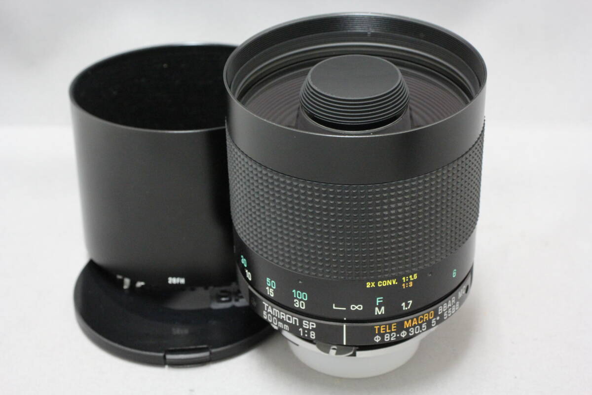 ■動作確認済■　タムロン（TAMRON）　SP TELE MACRO 500mm F8 ニコンAiマウント付　■フード付■