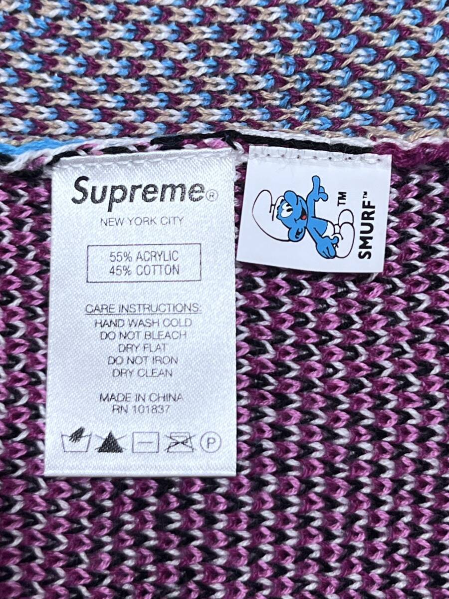 新品】Supreme シュプリーム【Smurfs Sweater】20AW スマーフ 新品】Supreme シュプリーム【Smurfs Sweater】20AW スマーフ