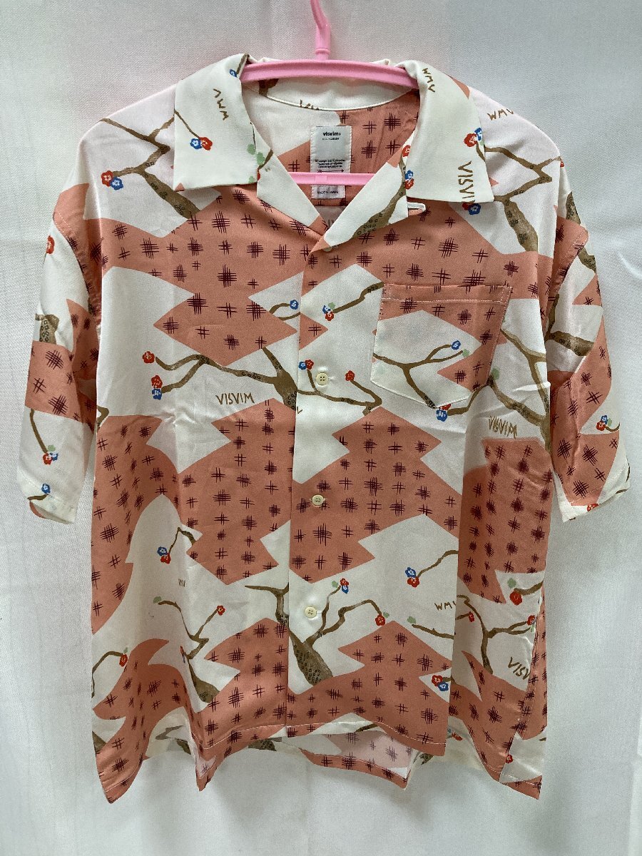 未使用品 23ss VISVIM ヴィズヴィム CROSBY SHIRT 半袖 VISVIM ヴィズヴィム CROSBY SHIRT 半袖 シャツ サイズ2 中古 TJ 1