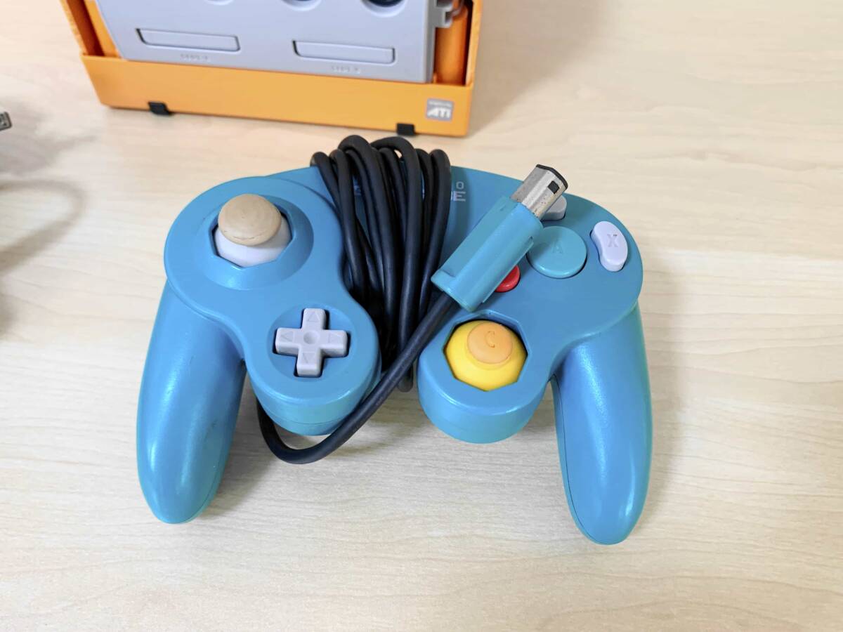 NINTENDO DOL-001 ゲームキューブ 本体 オレンジ 取説 箱付き