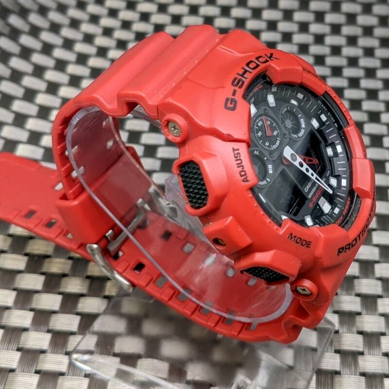 G-SHOCK ベゼル・ベルト(マットレッド) GA-100/110/120などに G-SHOCK ベゼル・ベルト(マットレッド) GA-100/110/120などに
