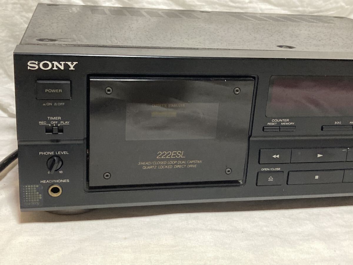 TC-K222ESL ジャンク カセットデッキ SONY オーディオ機器