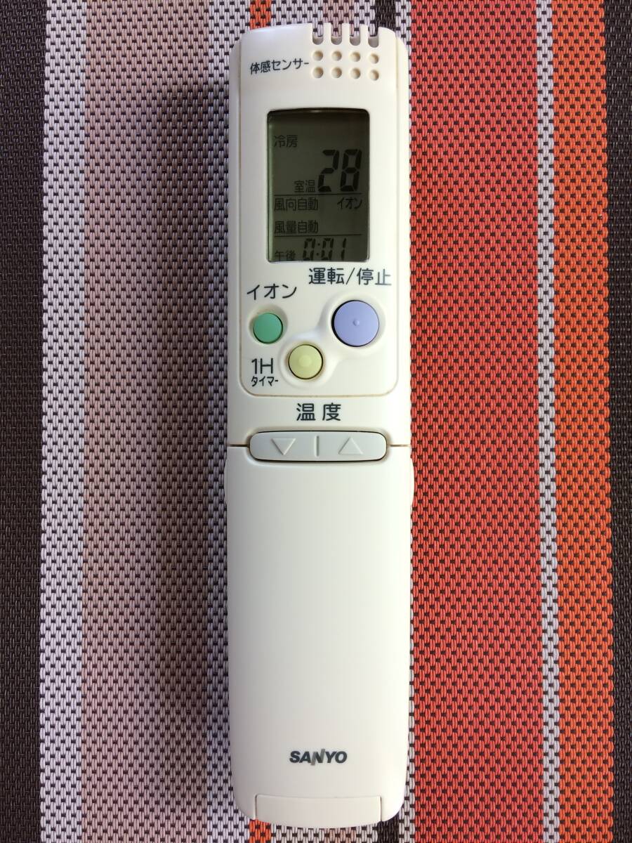 送料無料 SANYO サンヨー 純正 エアコン用リモコン RCS-SN7 中古 送料無料 SANYO サンヨー 純正 エアコン用リモコン RCS-SN7 中古