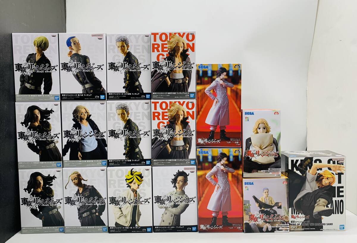 未開封 東京リベンジャーズ 東リベ フィギュア まとめ売り 佐野万次郎 龍宮寺堅 場地圭介 羽宮一虎 丸井一 三ツ谷隆 他 Tokyo Revengers
