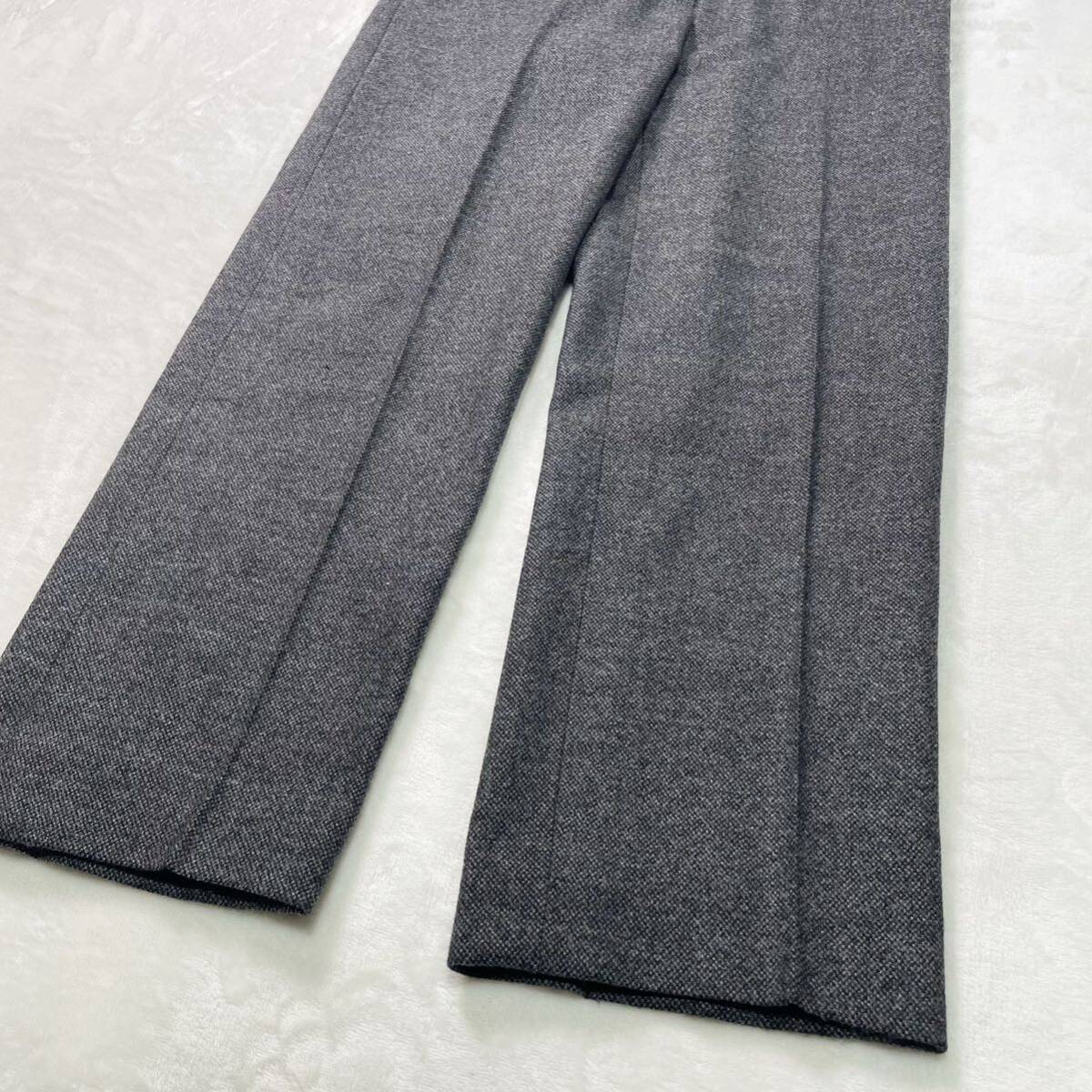 HERMES by Maison Martin Margiela tweed wide slacks エルメス HERMES by Maison Martin Margiela tweed wide slacks エルメス